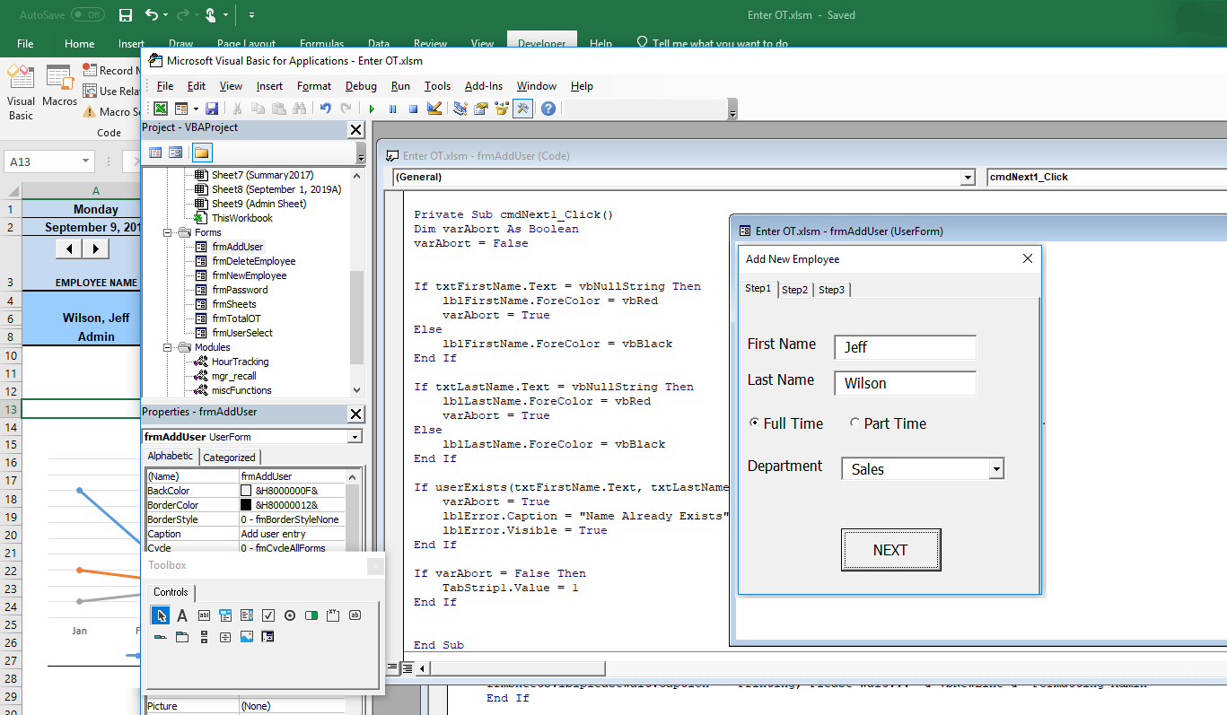 Excel VBA User Forms